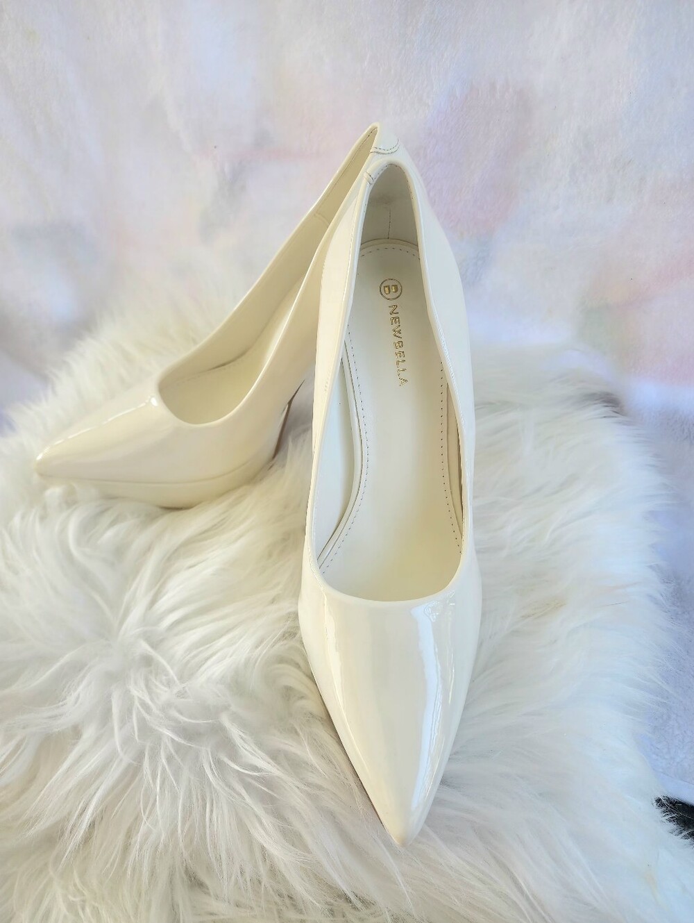 NEWBELLA Womens Platform High Heel Stiletto Pointed Toe Slip On Dress Shoes